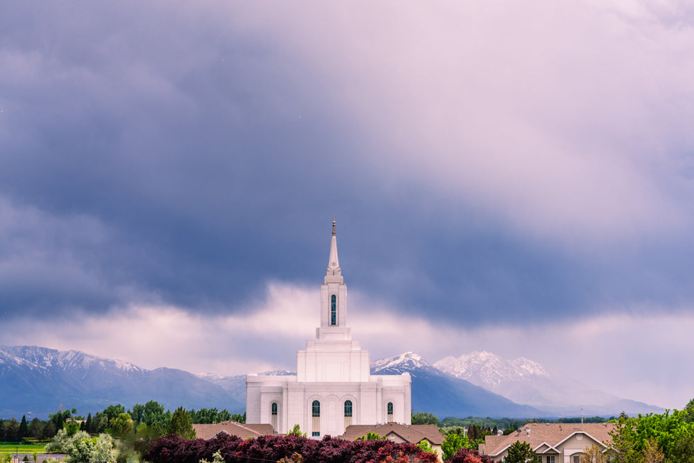 Orem Temple - Blessings - 8x12 giclee paper print