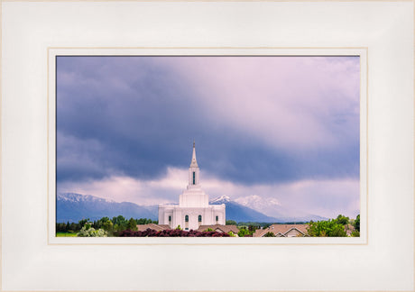 Orem Temple - Blessings - framed giclee canvas