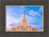 Red Cliffs Utah Temple - Pink Sky