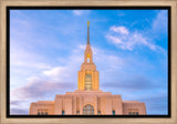 Red Cliffs Utah Temple - Pink Sky