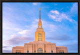 Red Cliffs Utah Temple - Pink Sky