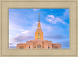 Red Cliffs Utah Temple - Pink Sky