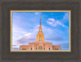 Red Cliffs Utah Temple - Pink Sky