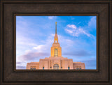 Red Cliffs Utah Temple - Pink Sky