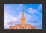 Red Cliffs Utah Temple - Pink Sky