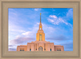 Red Cliffs Utah Temple - Pink Sky