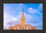 Red Cliffs Utah Temple - Pink Sky