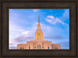 Red Cliffs Utah Temple - Pink Sky