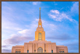 Red Cliffs Utah Temple - Pink Sky