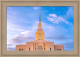 Red Cliffs Utah Temple - Pink Sky