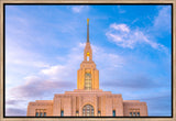 Red Cliffs Utah Temple - Pink Sky