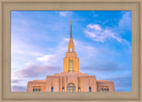 Red Cliffs Utah Temple - Pink Sky