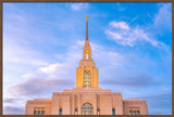 Red Cliffs Utah Temple - Pink Sky