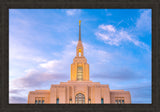 Red Cliffs Utah Temple - Pink Sky