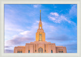 Red Cliffs Utah Temple - Pink Sky