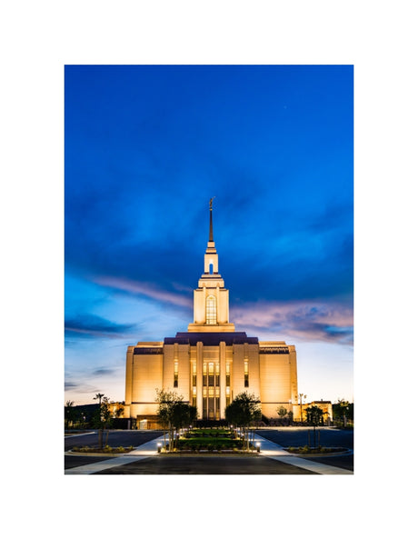 Red Cliffs Utah Temple - Evening Shadows