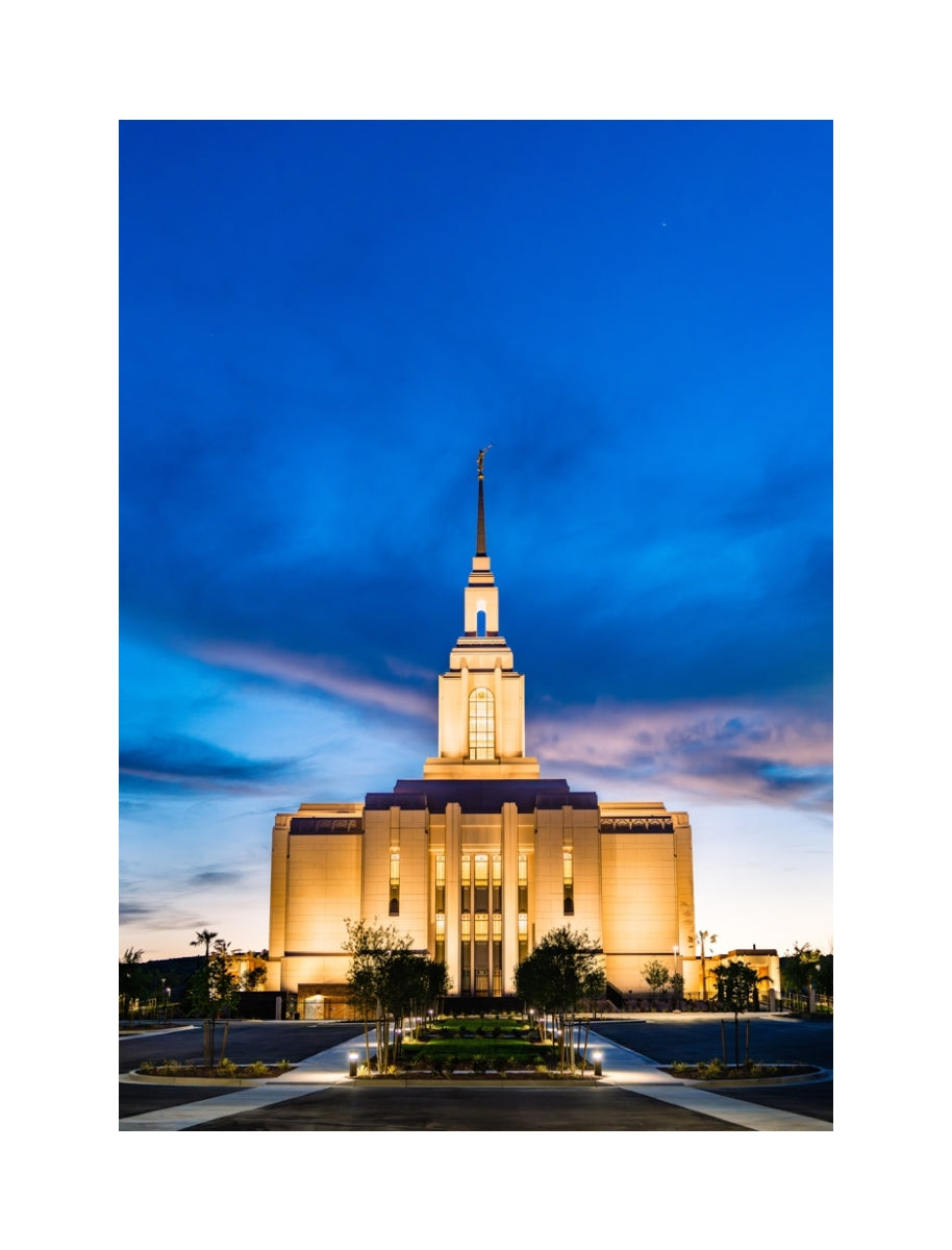 Red Cliffs Utah Temple - Evening Shadows