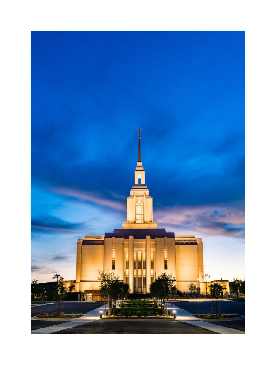 Red Cliffs Utah Temple - Evening Shadows