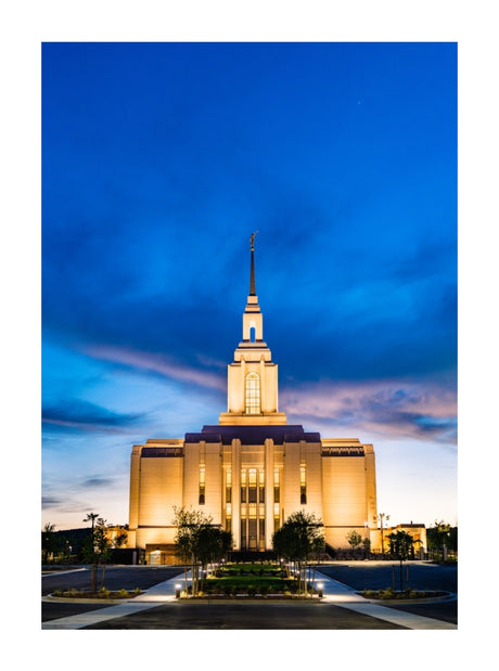 Red Cliffs Utah Temple - Evening Shadows