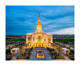 Red Cliffs Utah Temple - Evening Glow