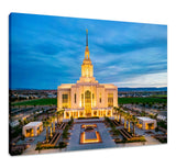 Red Cliffs Utah Temple - Evening Glow
