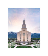 Layton Utah Temple- Mountain Blossoms