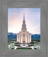 Layton Utah Temple- Mountain Blossoms