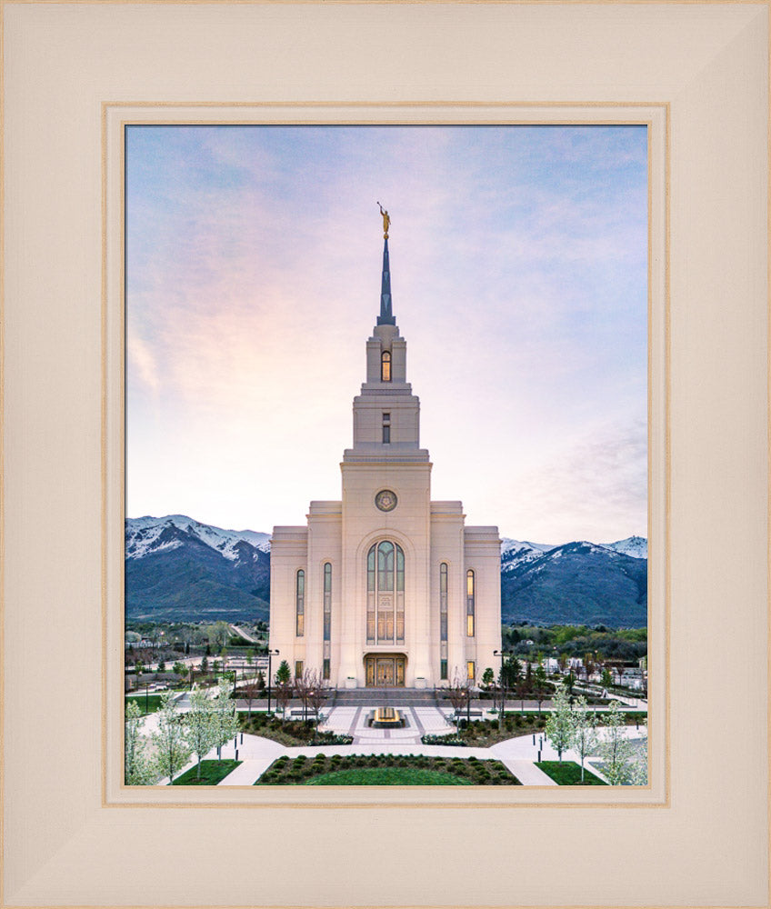 Layton Utah Temple- Mountain Blossoms