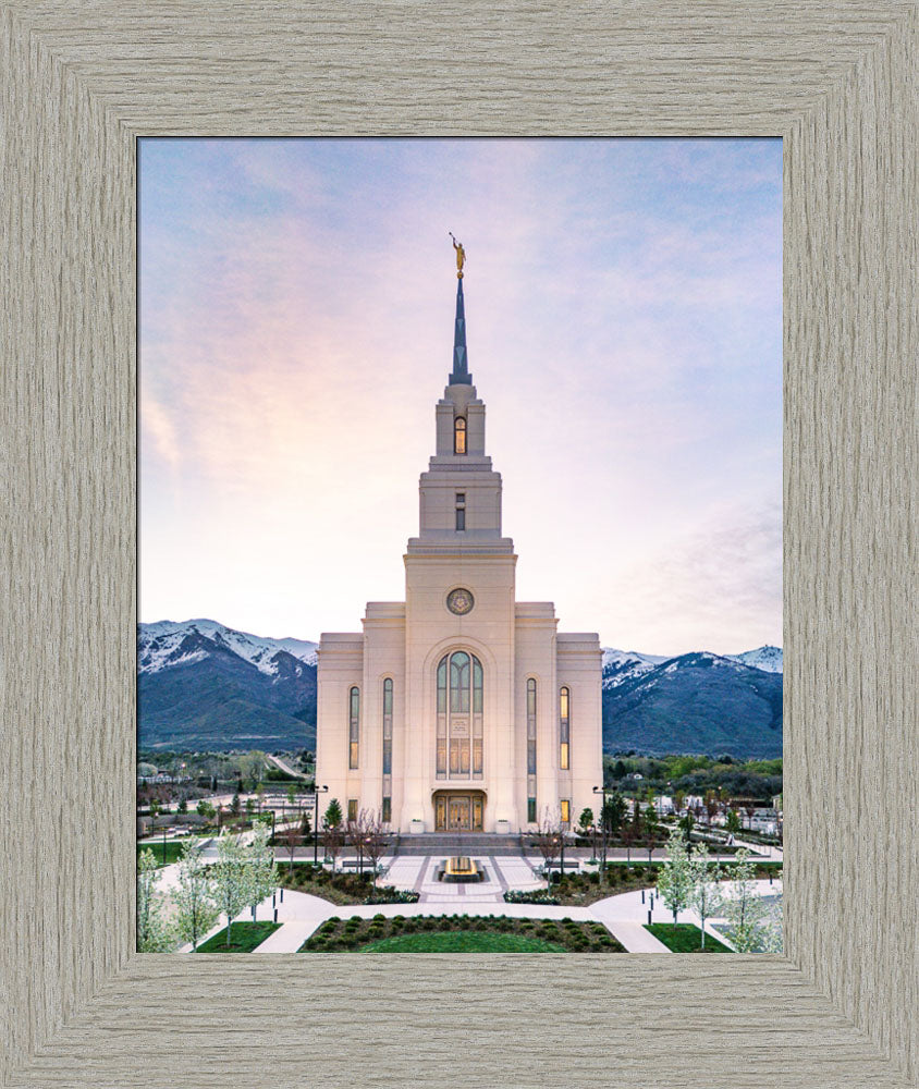 Layton Utah Temple- Mountain Blossoms