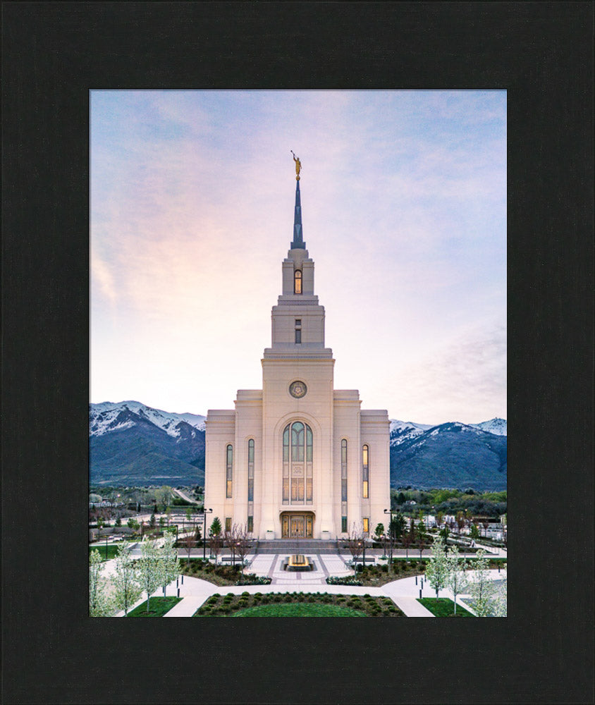 Layton Utah Temple- Mountain Blossoms