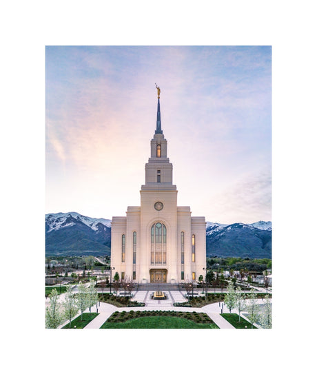 Layton Utah Temple- Mountain Blossoms