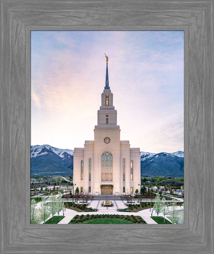 Layton Utah Temple- Mountain Blossoms