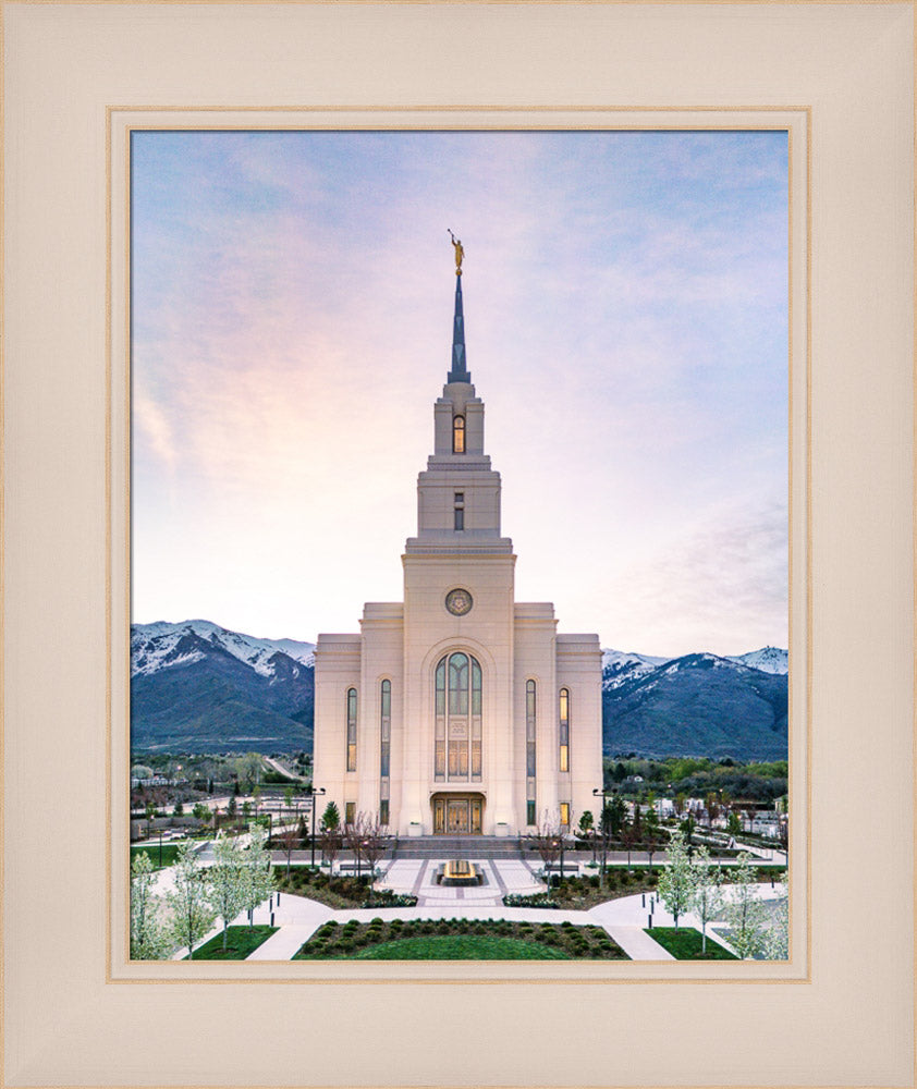 Layton Utah Temple- Mountain Blossoms