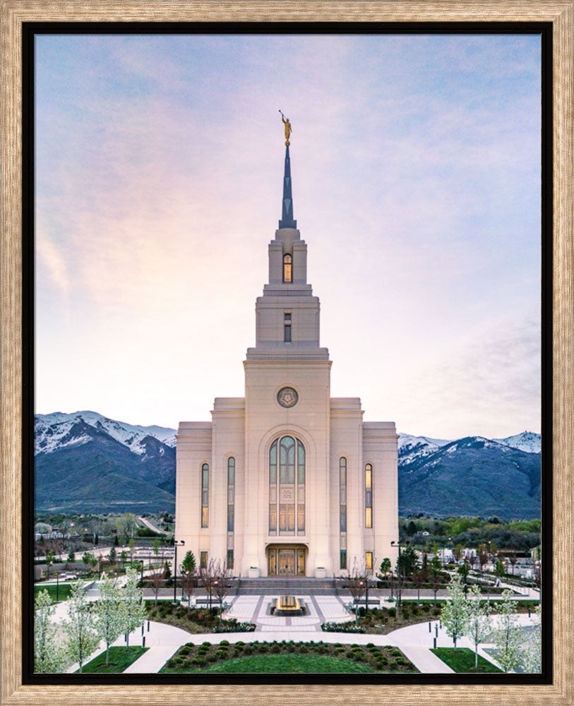 Layton Utah Temple- Mountain Blossoms