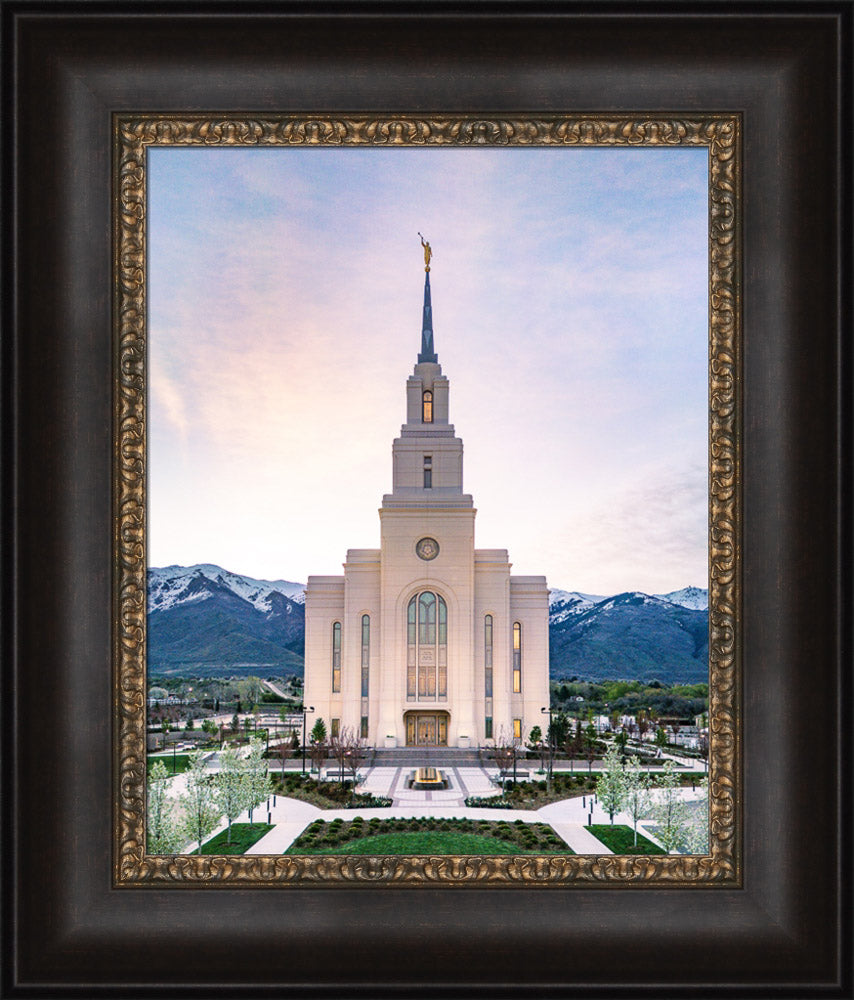 Layton Utah Temple- Mountain Blossoms