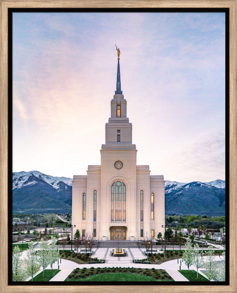 Layton Utah Temple- Mountain Blossoms