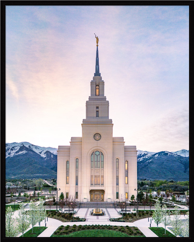 Layton Utah Temple- Mountain Blossoms