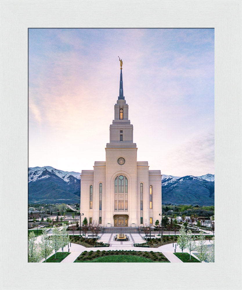 Layton Utah Temple- Mountain Blossoms