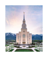 Layton Utah Temple- Mountain Blossoms
