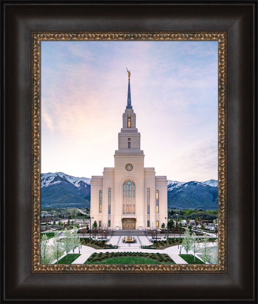 Layton Utah Temple- Mountain Blossoms