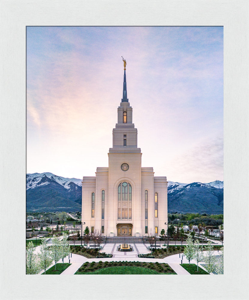 Layton Utah Temple- Mountain Blossoms