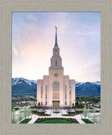 Layton Utah Temple- Mountain Blossoms