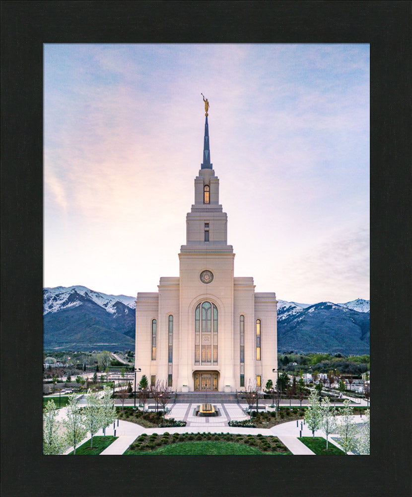 Layton Utah Temple- Mountain Blossoms