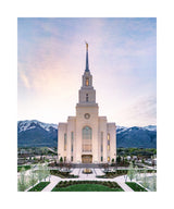 Layton Utah Temple- Mountain Blossoms