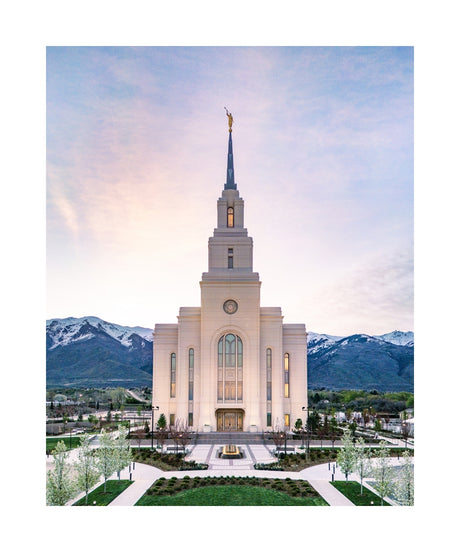 Layton Utah Temple- Mountain Blossoms