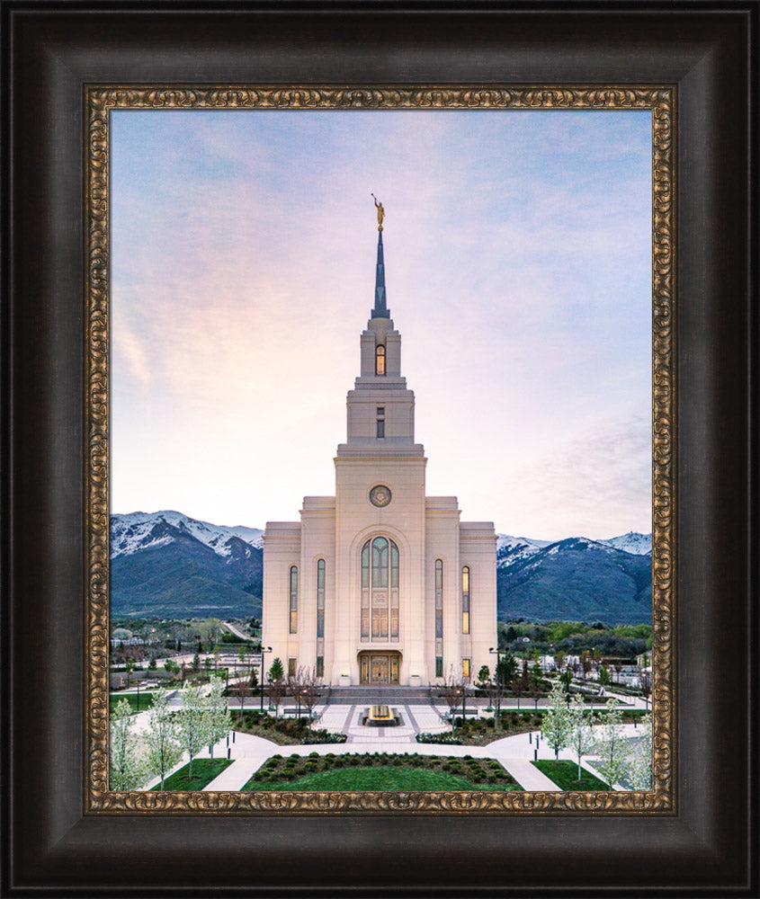 Layton Utah Temple- Mountain Blossoms