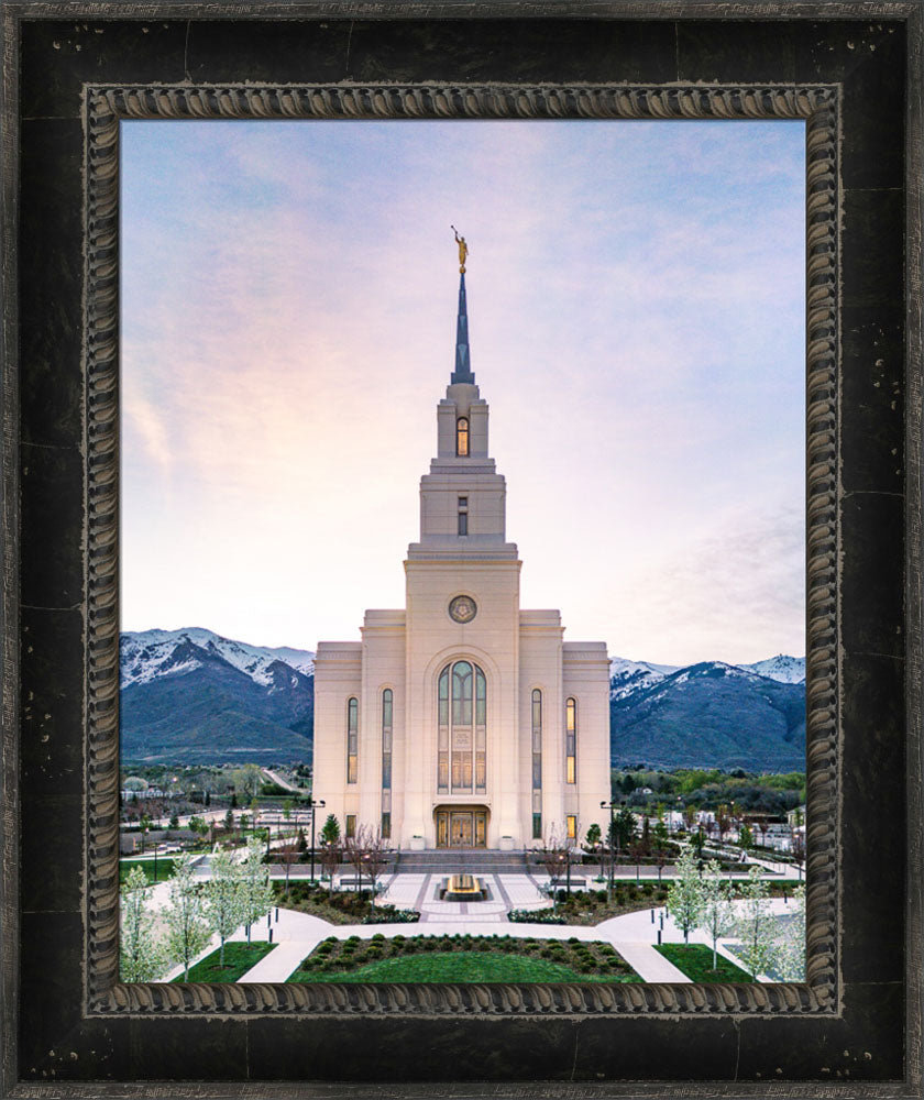 Layton Utah Temple- Mountain Blossoms