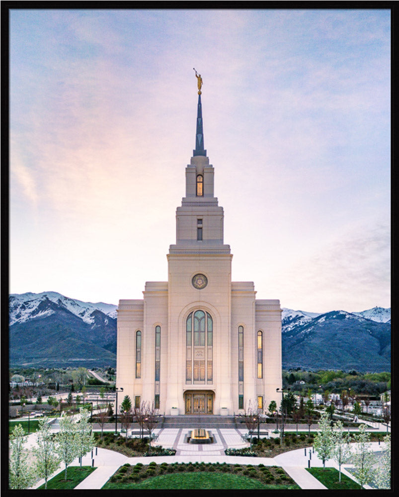 Layton Utah Temple- Mountain Blossoms