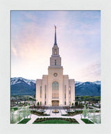 Layton Utah Temple- Mountain Blossoms