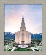 Layton Utah Temple- Mountain Blossoms